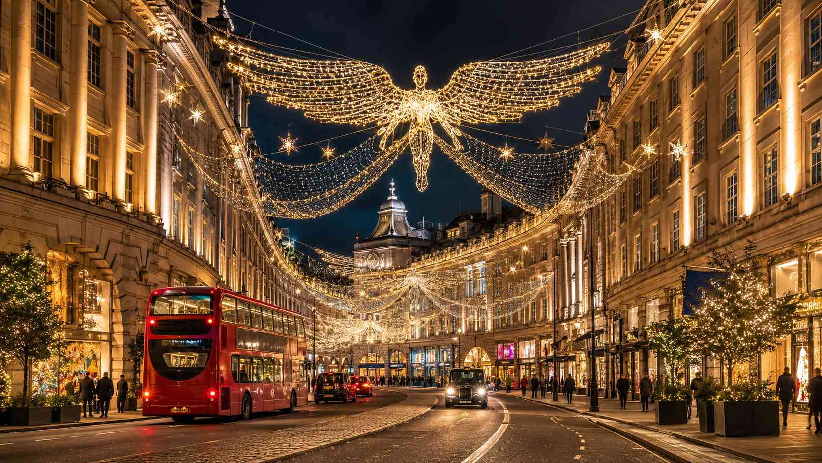 Hire a Chauffeur in London for Christmas Lights on Oxford Street, Regent Street, and Bond Street