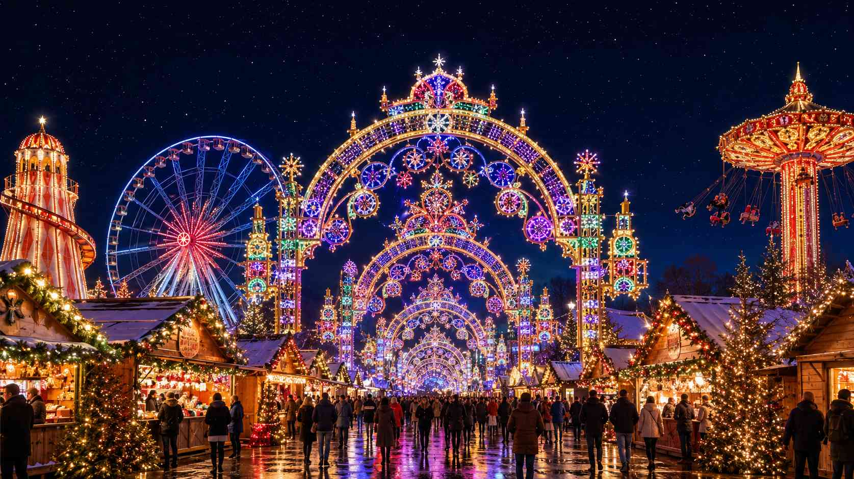 Hire a Chauffeur in London for Hyde Park Winter Wonderland