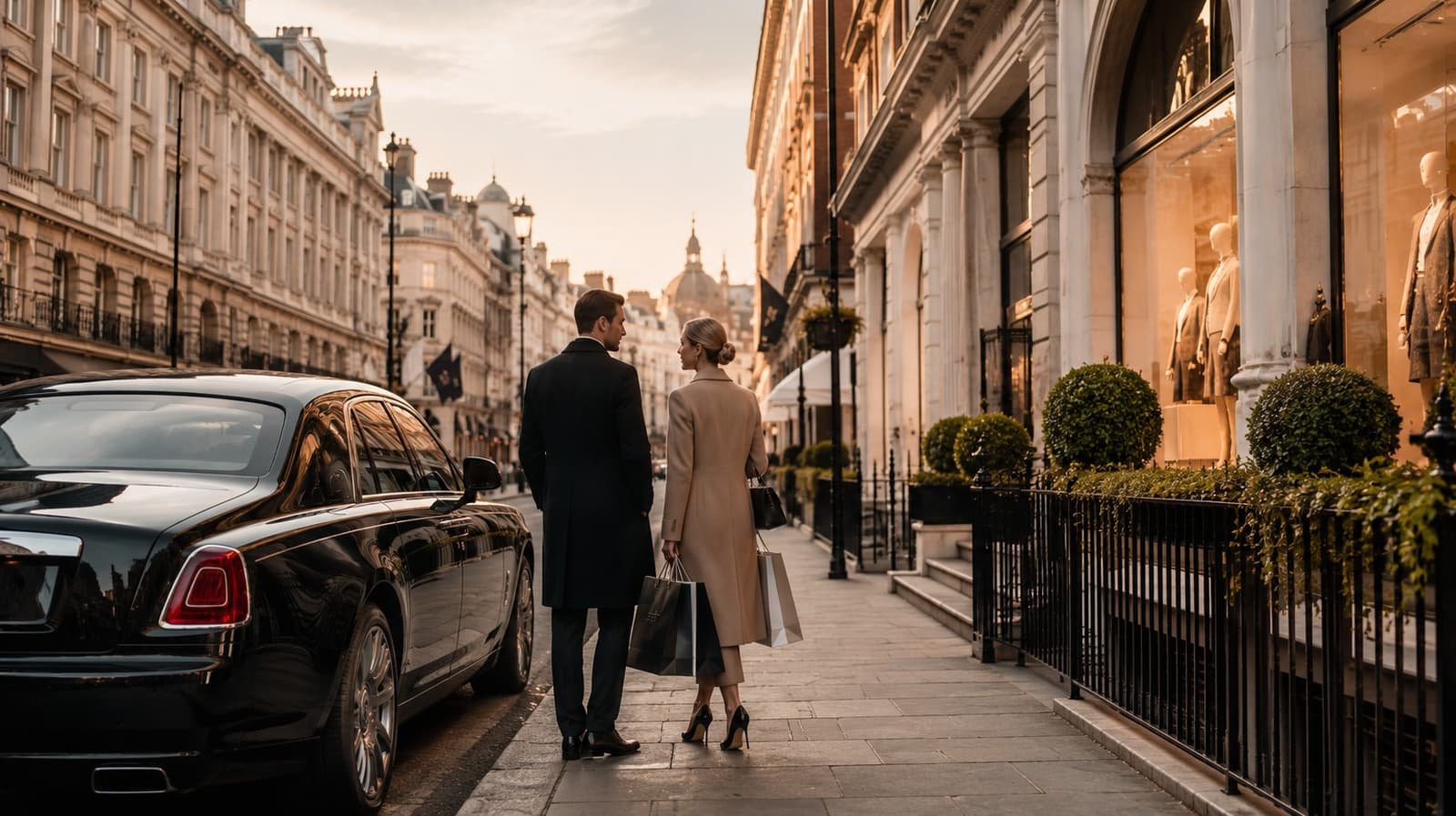 London's luxury districts - Luxury Shopping Chauffeur Service
