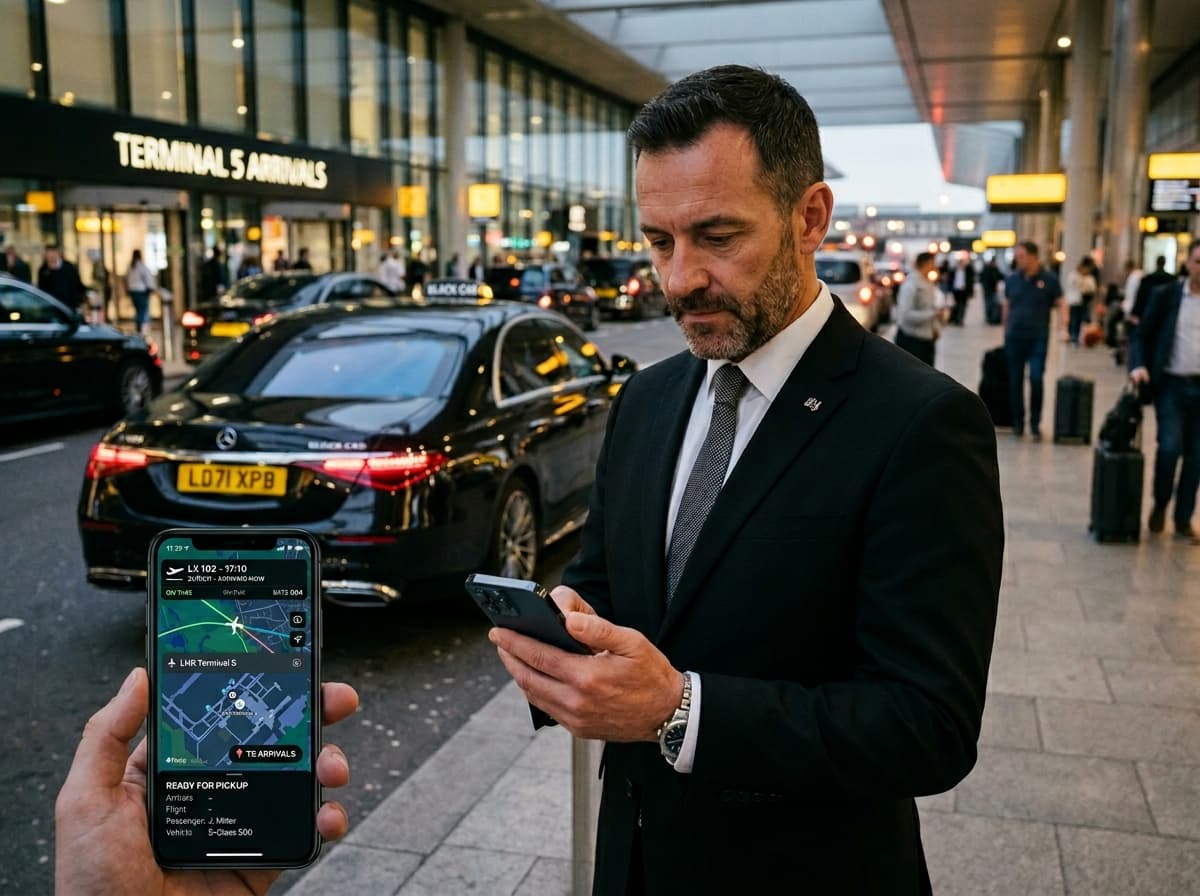 Punctuality and real-time tracking - Professional Chauffeur Services