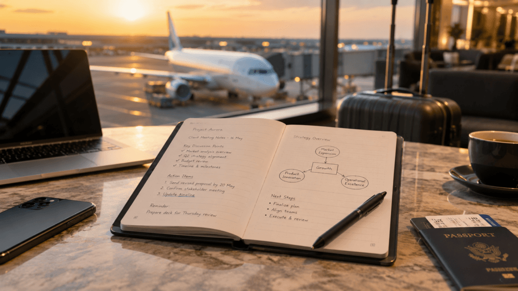 Smart Notebook or Digital Pen - Essential Business Travel Accessories