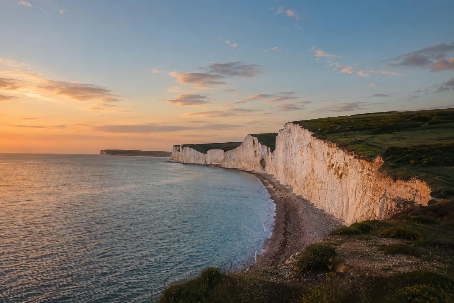 The White Cliffs of Dover - Driving from the UK to France