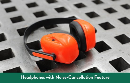 Headphones with Noise-Cancellation Feature